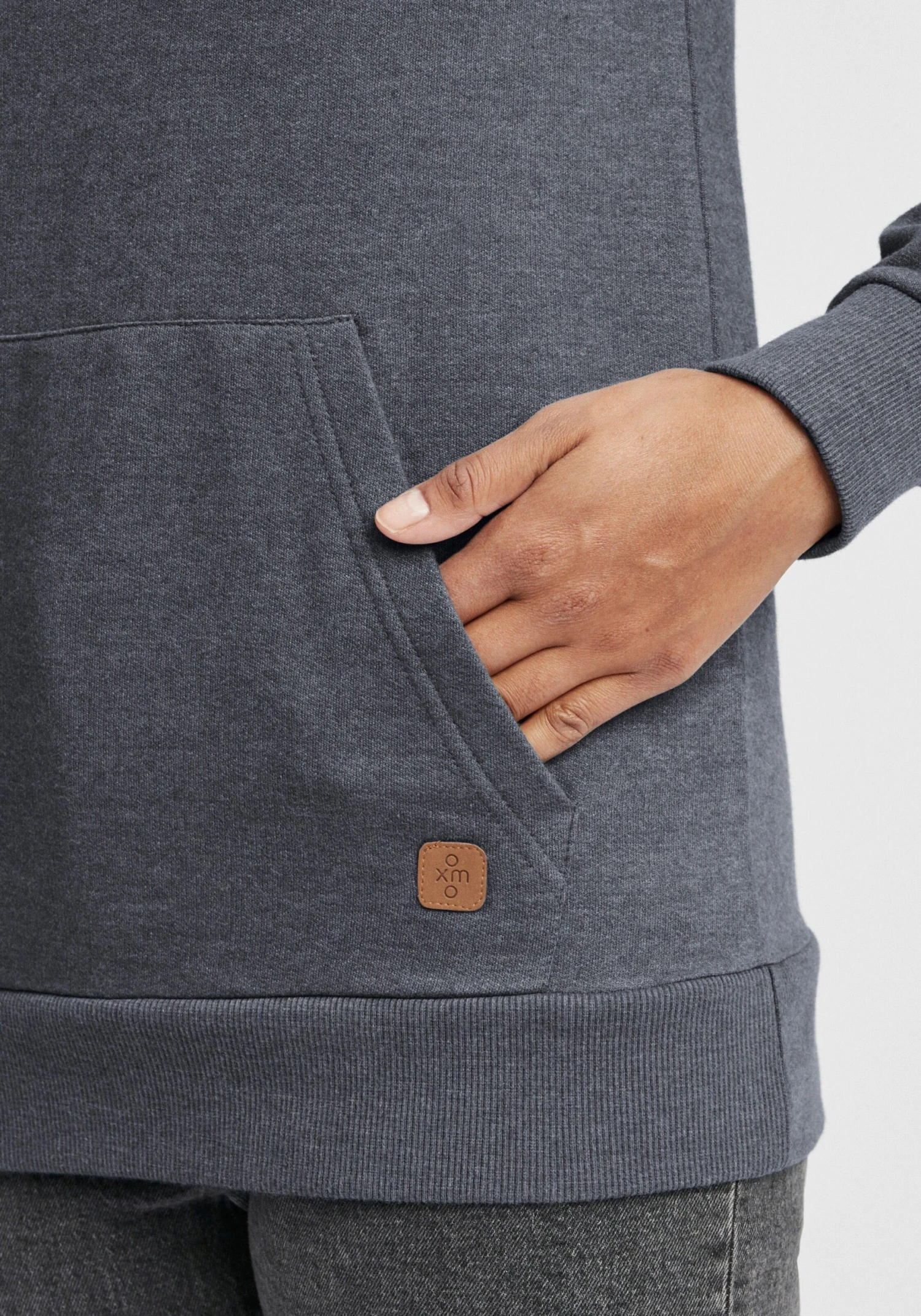 OXMO Hoodies Sweatshirt Julia Dames Duifblauw - Afbeelding 6