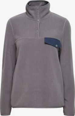 OXMO Outdoor Jassen Fleece Jas Dames Grijs