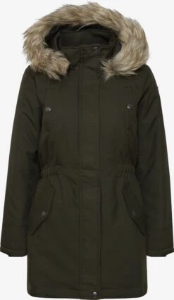 OXMO Winterjassen Winterjas MARIBEL Dames Groen