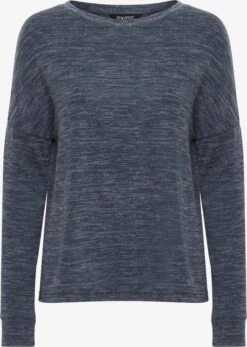 OXMO Sweatshirts Sweatshirt Benta Dames Duifblauw / Donkerblauw
