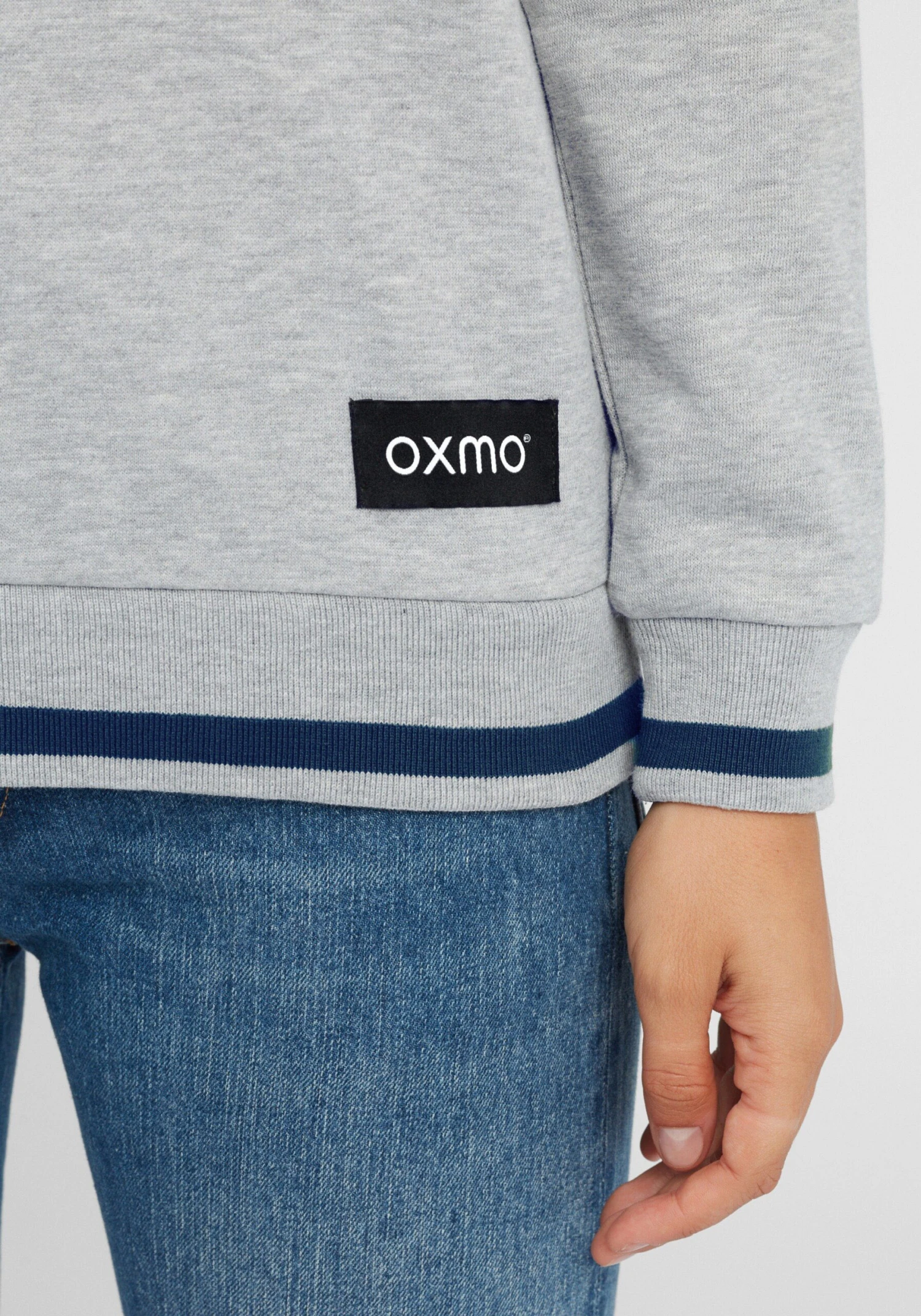 OXMO Sweatshirts Sweatshirt Omaya Dames Blauw - Afbeelding 6