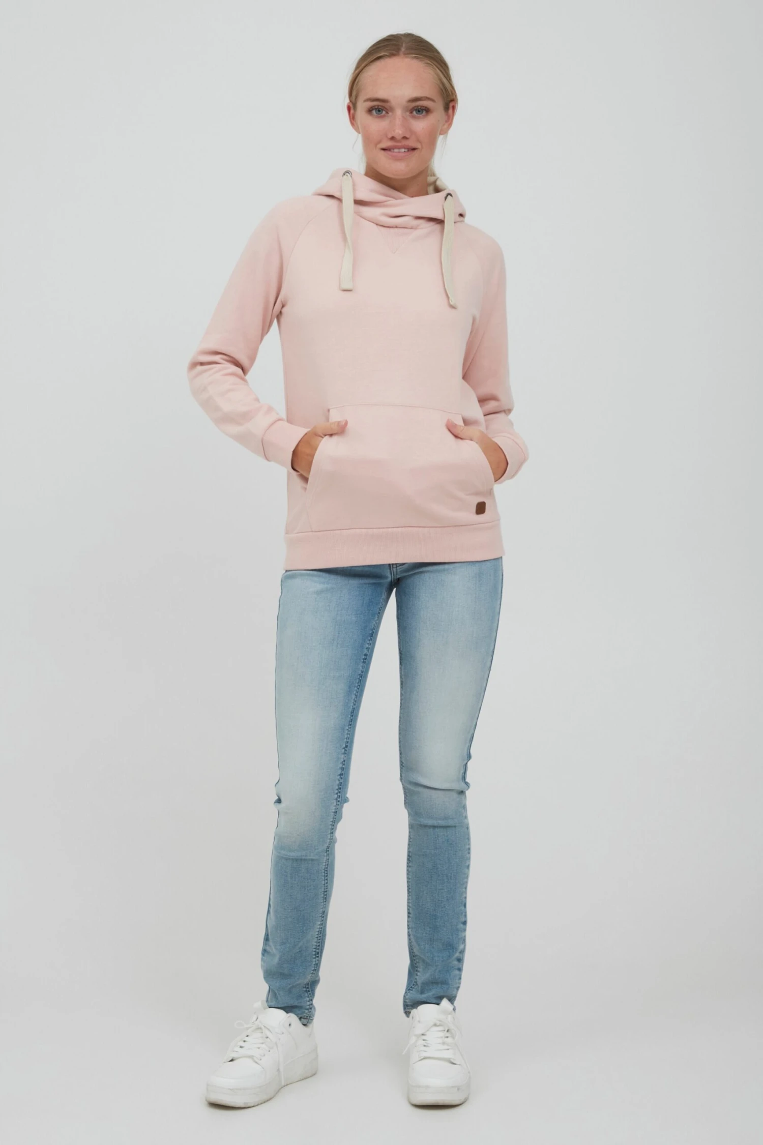 OXMO Hoodies Sweatshirt Julia Dames Rosa - Afbeelding 3