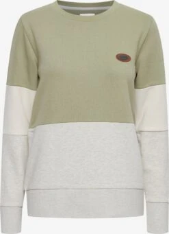 OXMO Sweatshirts Sweatshirt Trine Dames Olijfgroen