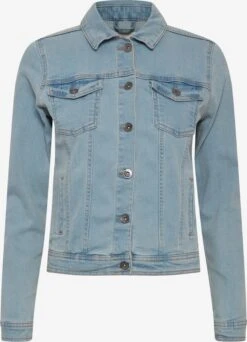 OXMO Spijkerjasjes Tussenjas Fria Dames Blauw