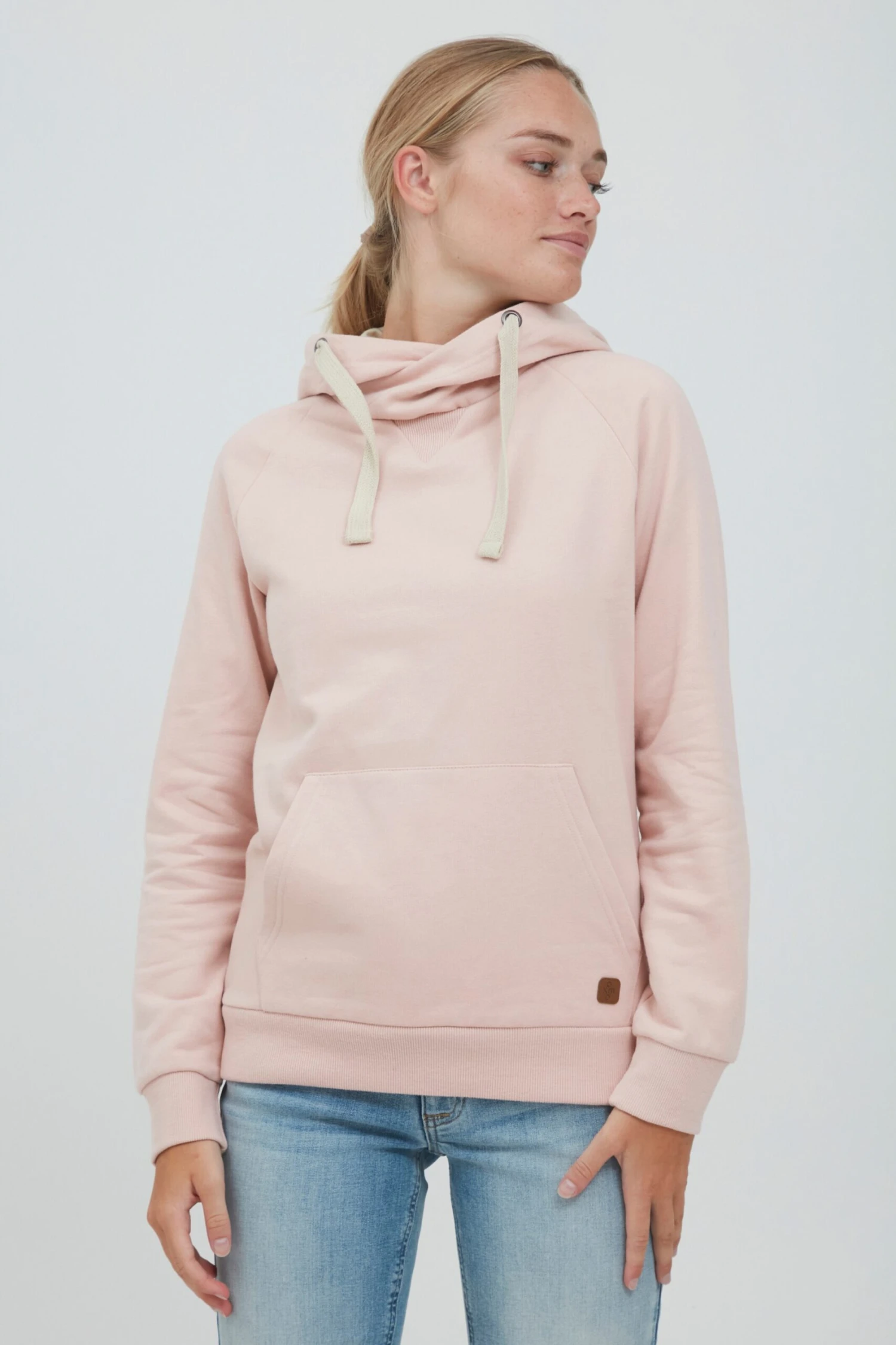 OXMO Hoodies Sweatshirt Julia Dames Rosa - Afbeelding 2