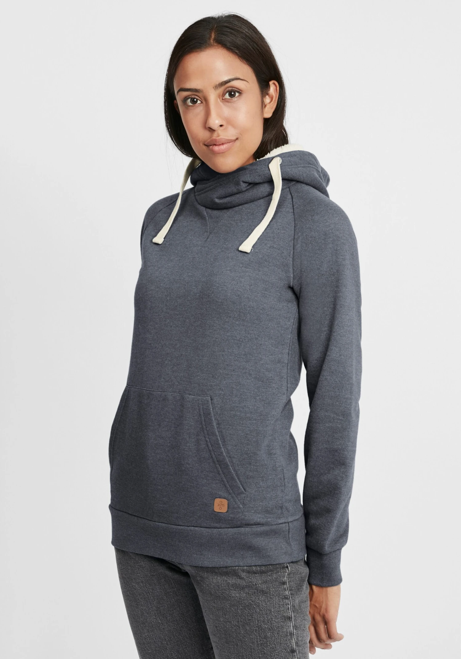 OXMO Hoodies Sweatshirt Julia Dames Duifblauw - Afbeelding 2