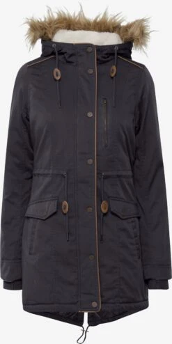 OXMO Parkas Winterparka ANNA Dames Donkergrijs