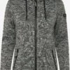 OXMO Outdoor Jassen Fleece Jas Kajsa Dames Zwart