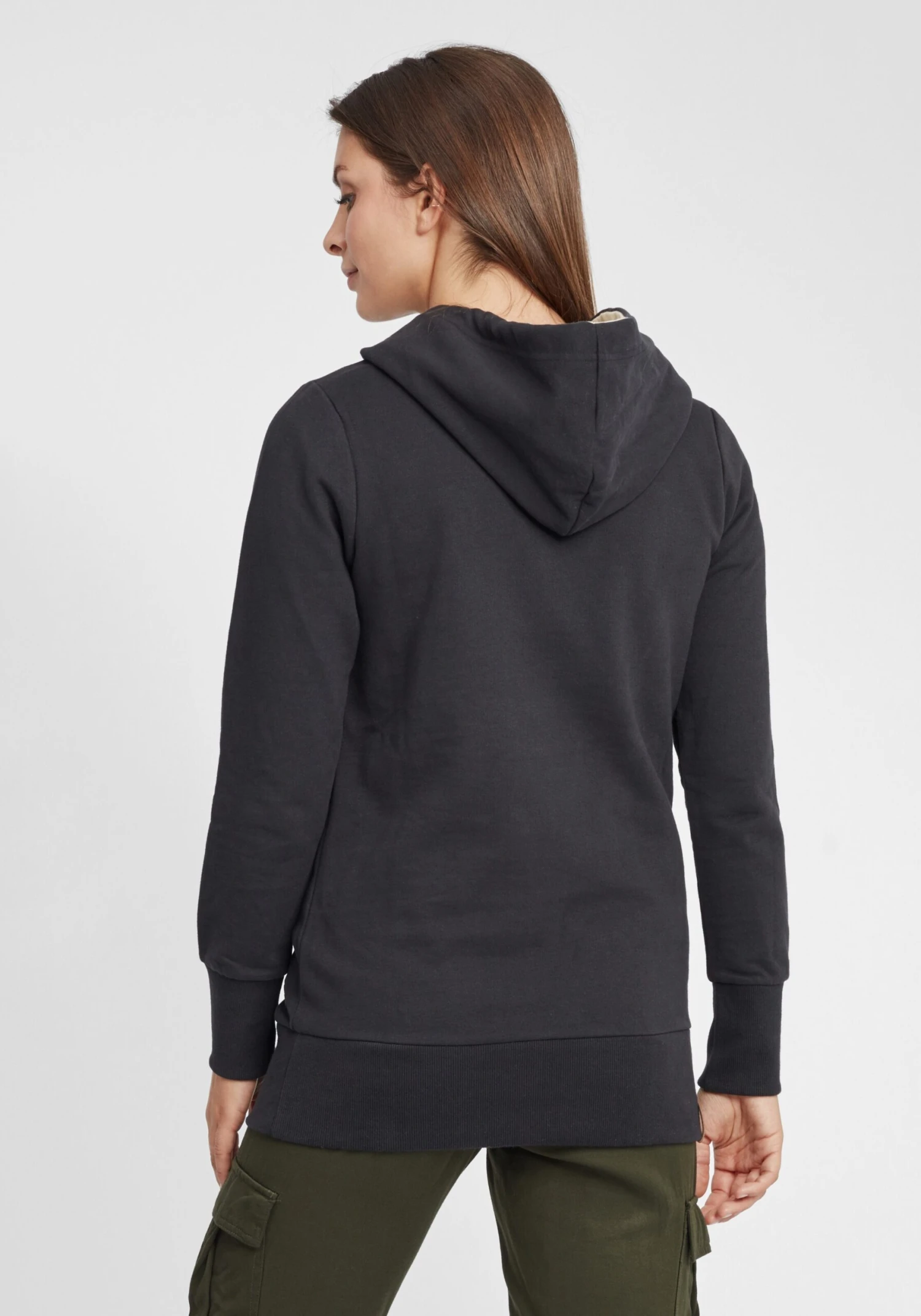 OXMO Hoodies Sweatshirt Jenny Dames Zwart - Afbeelding 4
