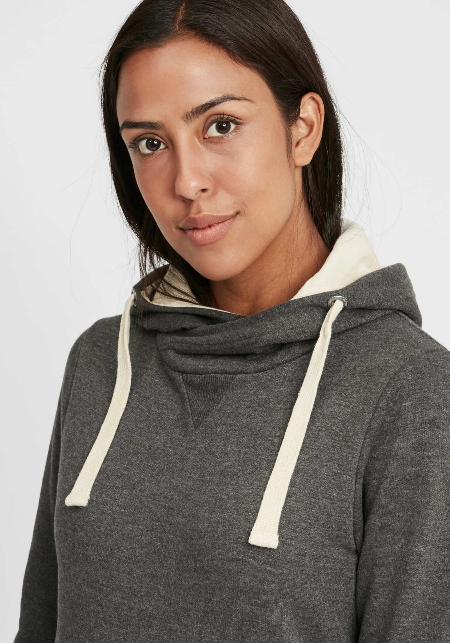 OXMO Hoodies Sweatshirt Jenny Dames Grijs - Afbeelding 5