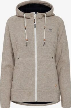 OXMO Outdoor Jassen Fleece Jas FIA Dames Wit