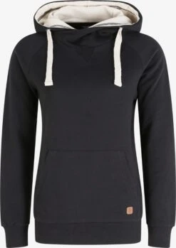 OXMO Hoodies Sweatshirt Julia Dames Zwart