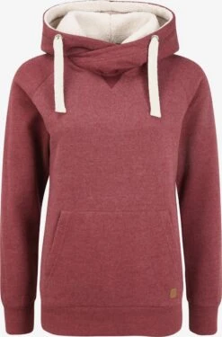 OXMO Hoodies Sweatshirt Julia Pile Dames Rood / Bordeaux