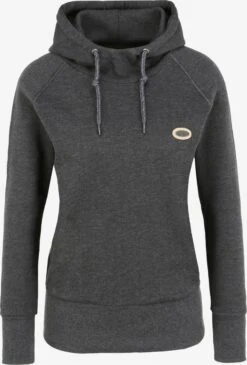 OXMO Hoodies Sweatshirt Dames Grijs