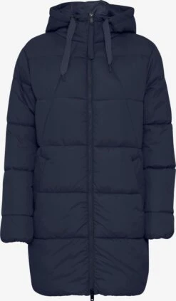 OXMO Winterjassen Winterjas Bodil Dames Navy / Donkerblauw