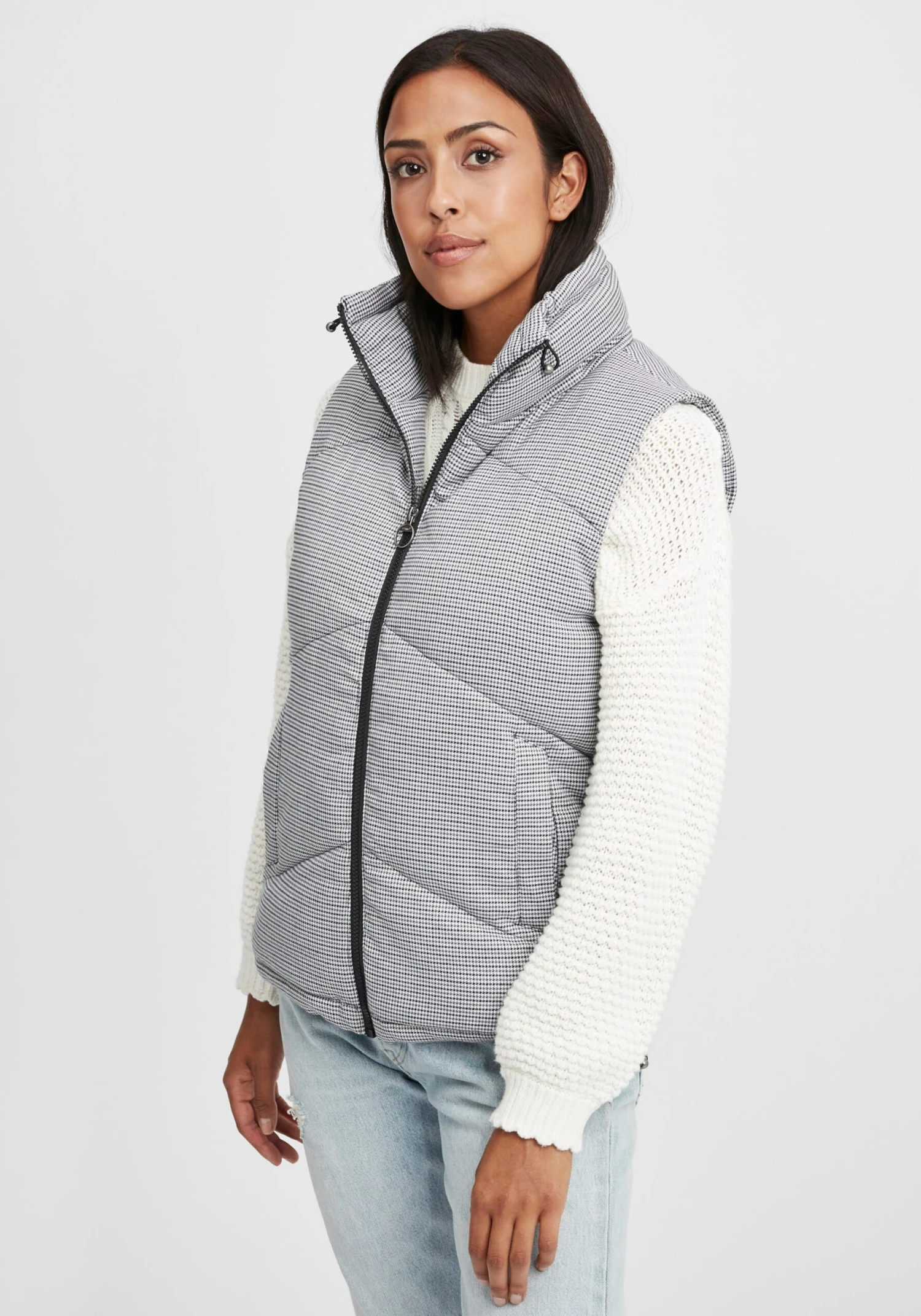 OXMO Bodywarmers Bodywarmer Dames Grijs - Afbeelding 2