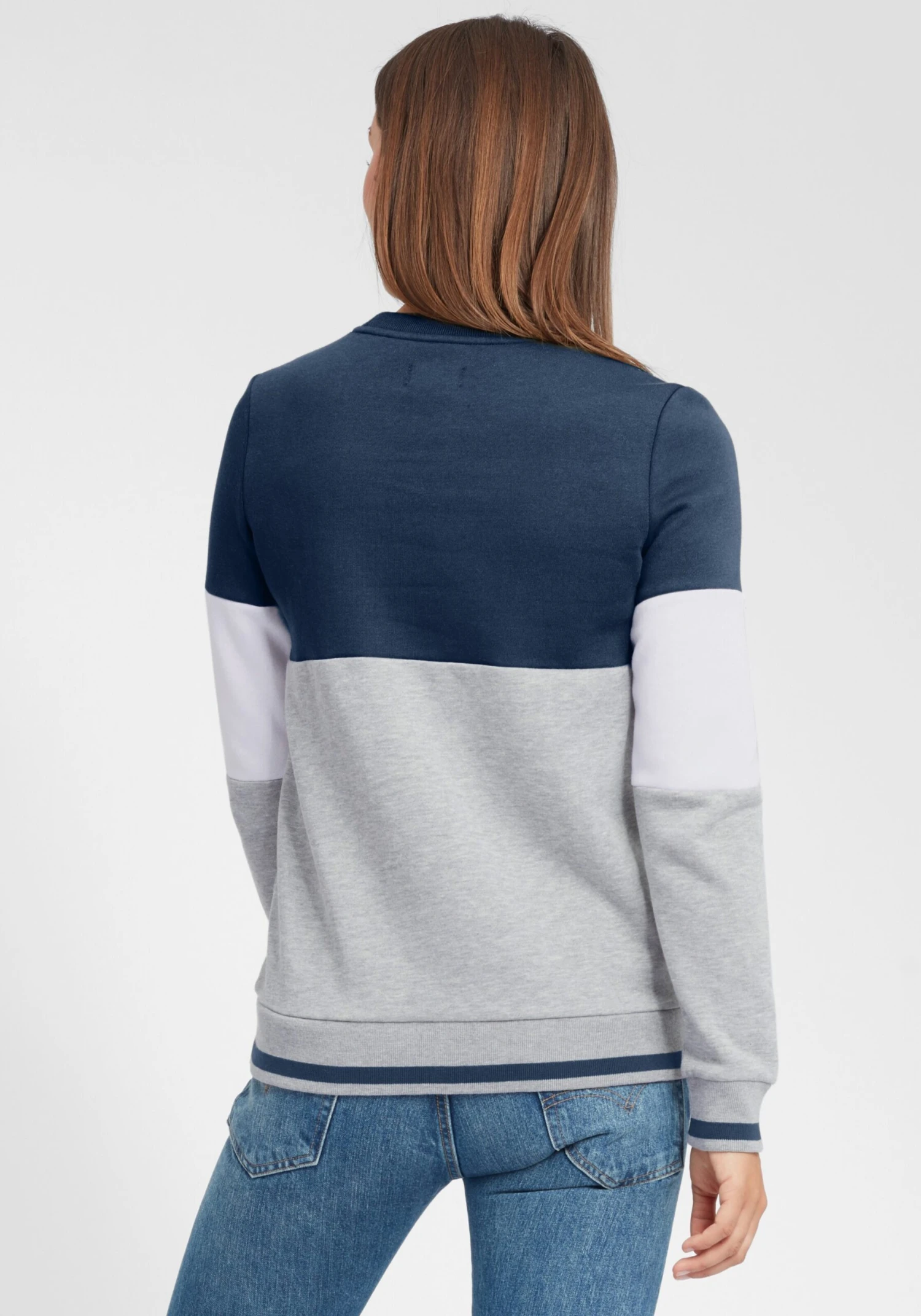 OXMO Sweatshirts Sweatshirt Omaya Dames Blauw - Afbeelding 4