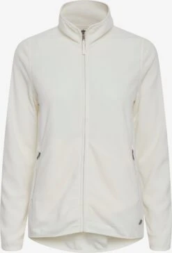 OXMO Outdoor Jassen Fleece Jas Rikka Dames Lichtgrijs