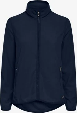 OXMO Outdoor Jassen Fleece Jas Rikka Dames Donkerblauw