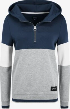 OXMO Hoodies Sweatshirt Omara Dames Blauw