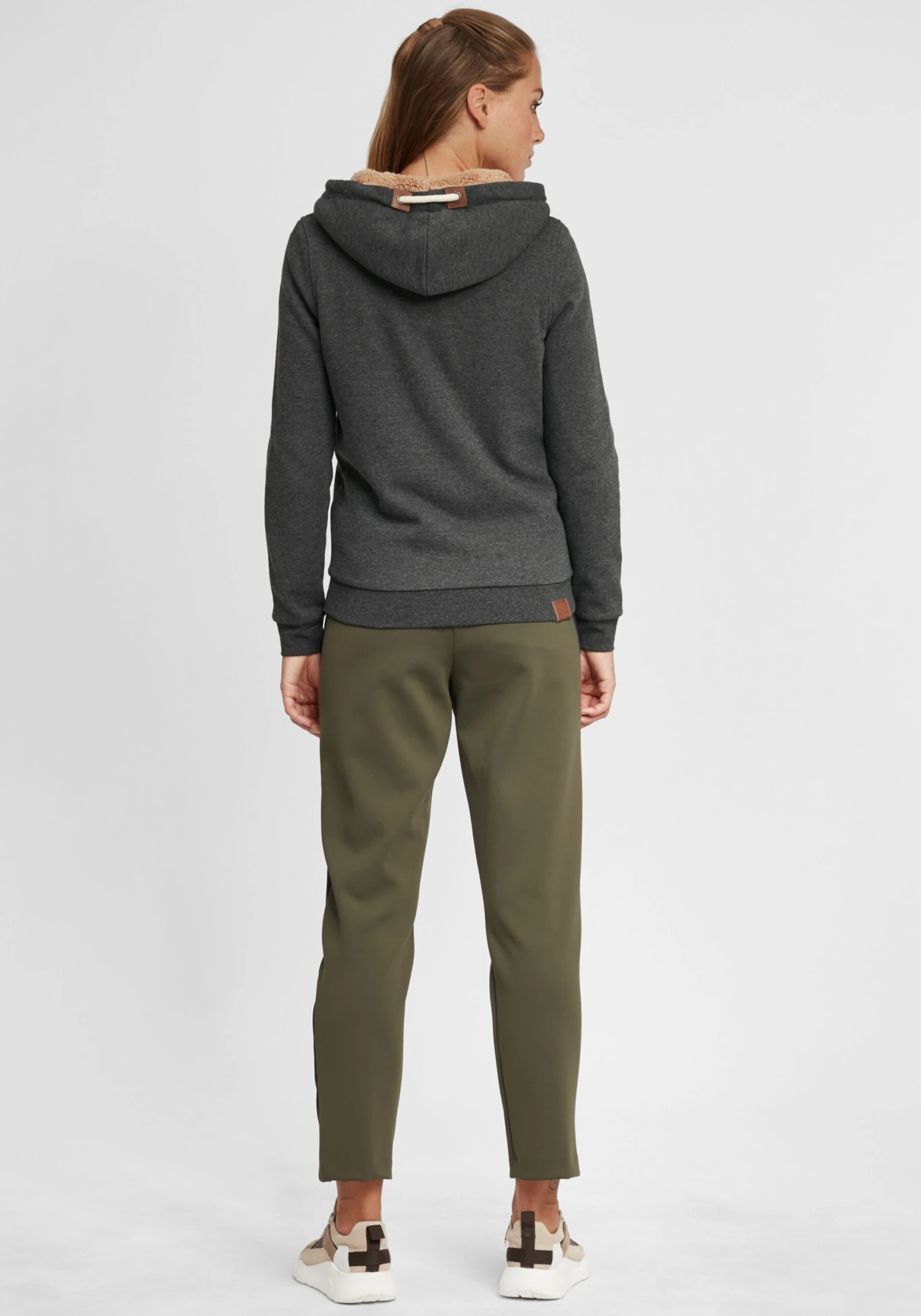 OXMO Sweatvesten Sweatvest Vicky Dames Grijs - Afbeelding 4