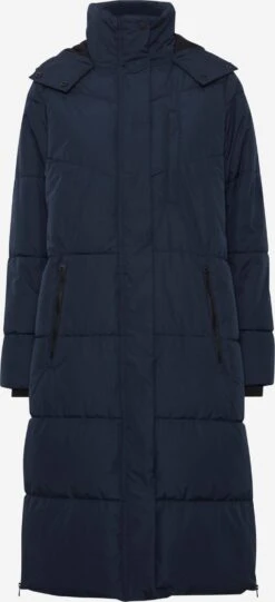 OXMO Wintermantels Wintermantel Dames Donkerblauw