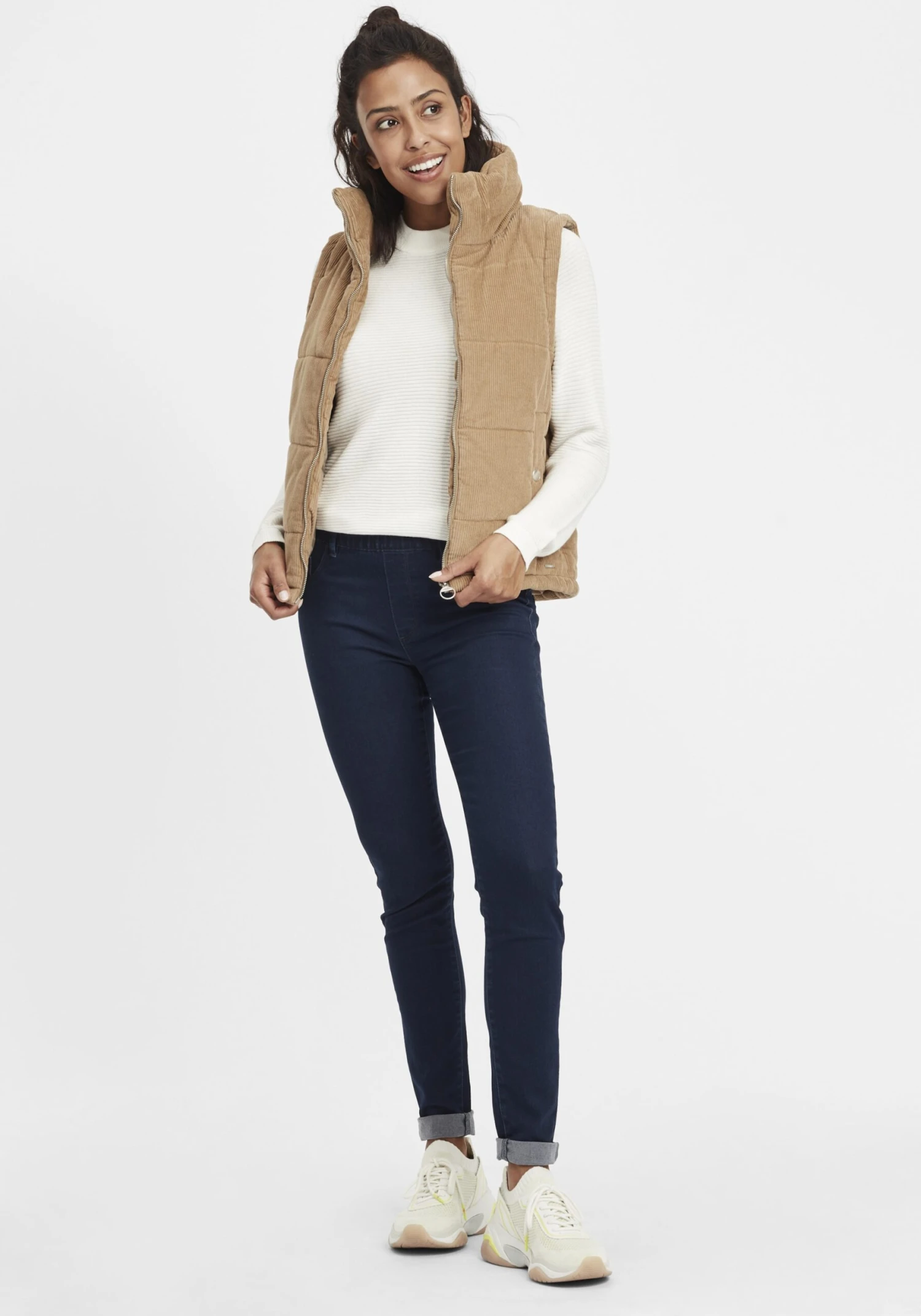 OXMO Bodywarmers Bodywarmer Videma Dames Bruin - Afbeelding 3