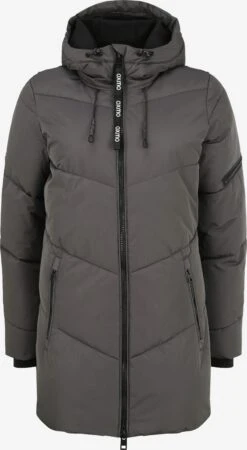 OXMO Wintermantels Wintermantel Junchen Dames Grijs