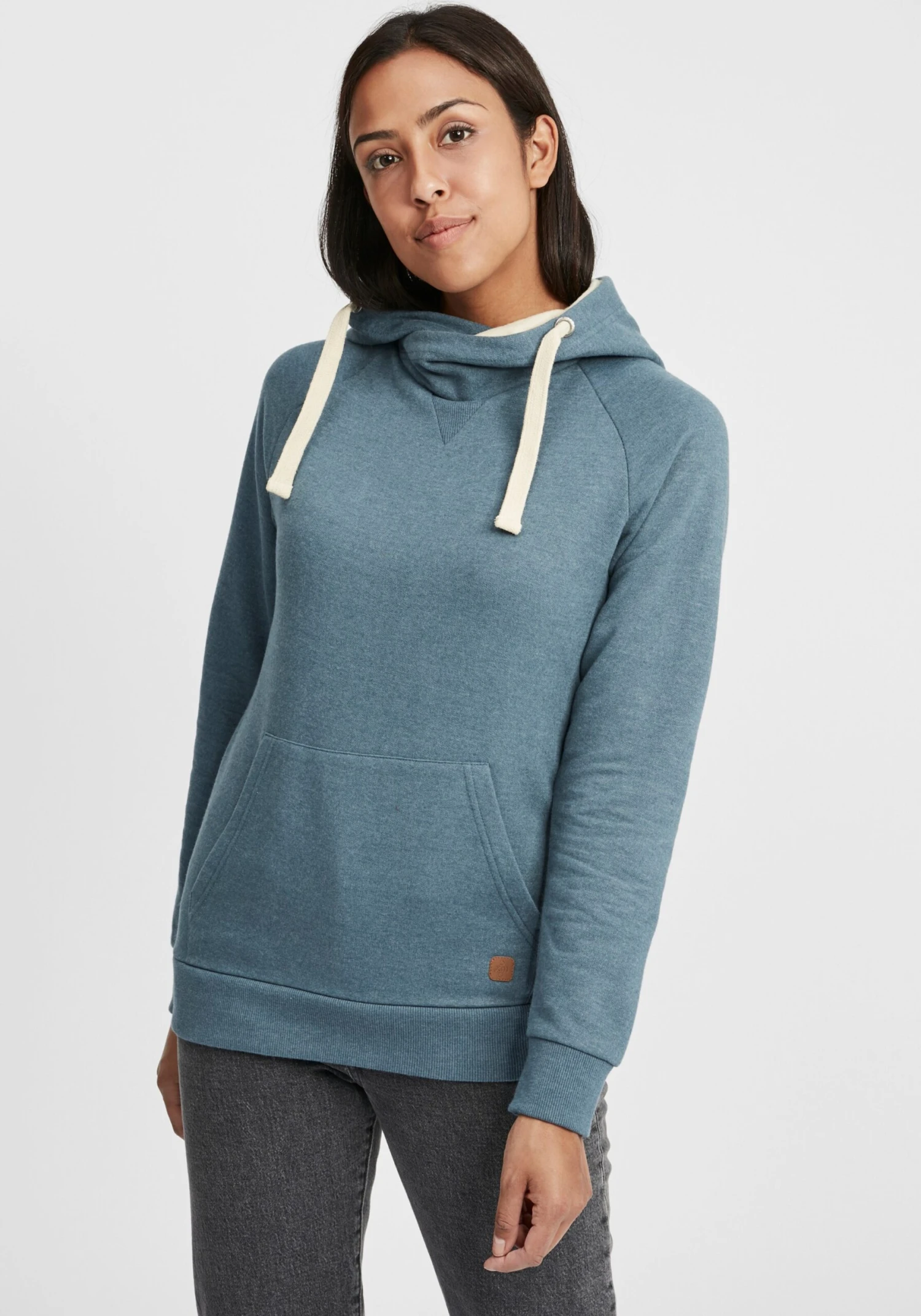 OXMO Hoodies Sweatshirt Julia Dames Blauw - Afbeelding 2
