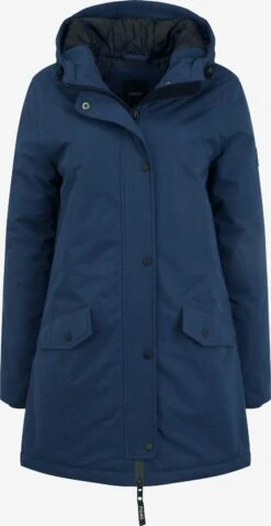 OXMO Parkas Tussenparka Tamila Dames Donkerblauw