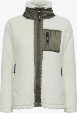OXMO Outdoor Jassen Fleece Jas Dames Wit