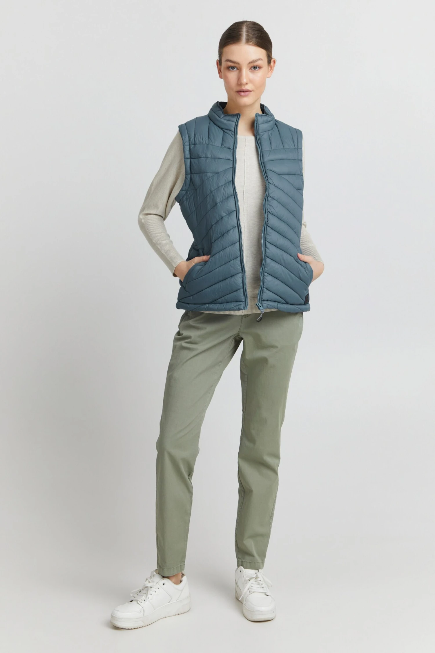 OXMO Bodywarmers Bodywarmer Telppa Dames Blauw - Afbeelding 3