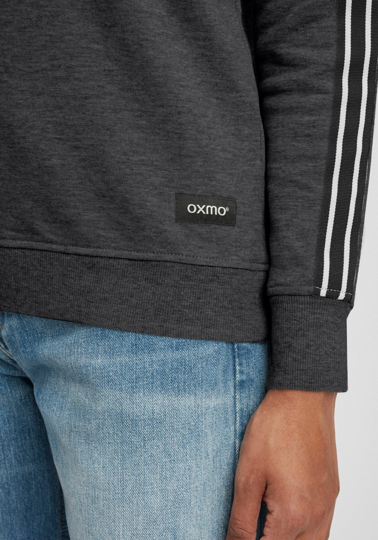 OXMO Sweatshirts Sweatshirt Gabita Dames Grijs - Afbeelding 6