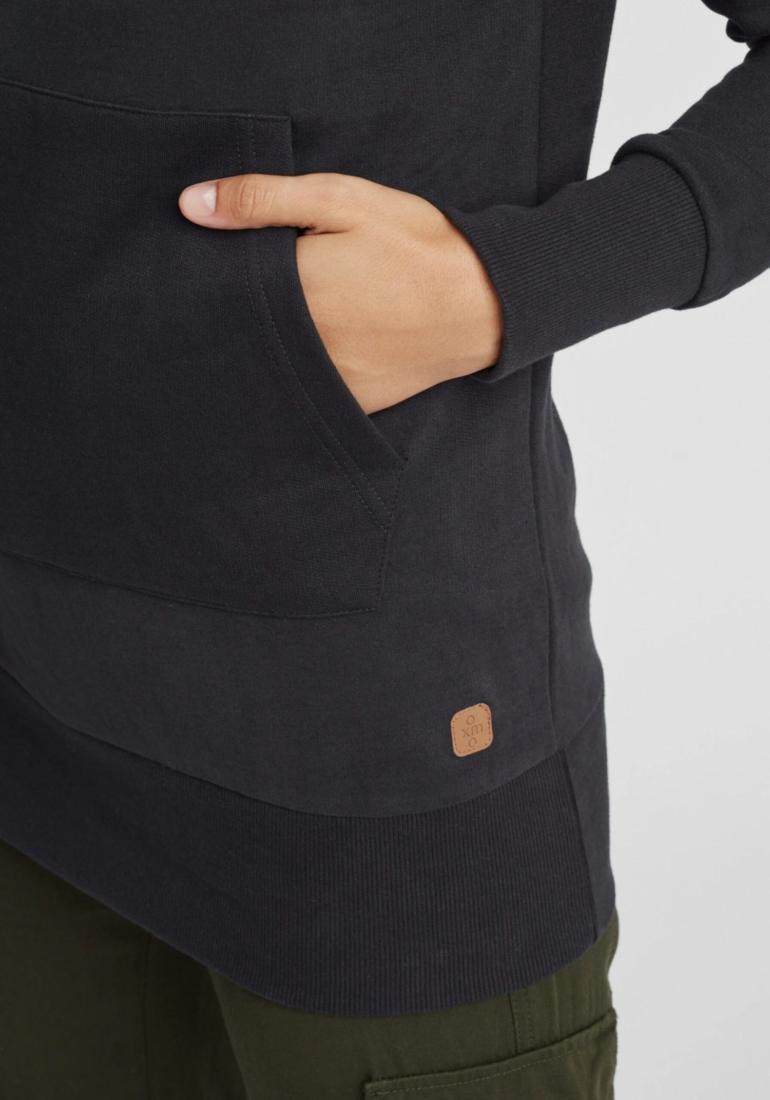 OXMO Hoodies Sweatshirt Jenny Dames Zwart - Afbeelding 6