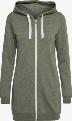 OXMO Sweatvesten Sweatvest Olinda Dames Groen Gemêleerd