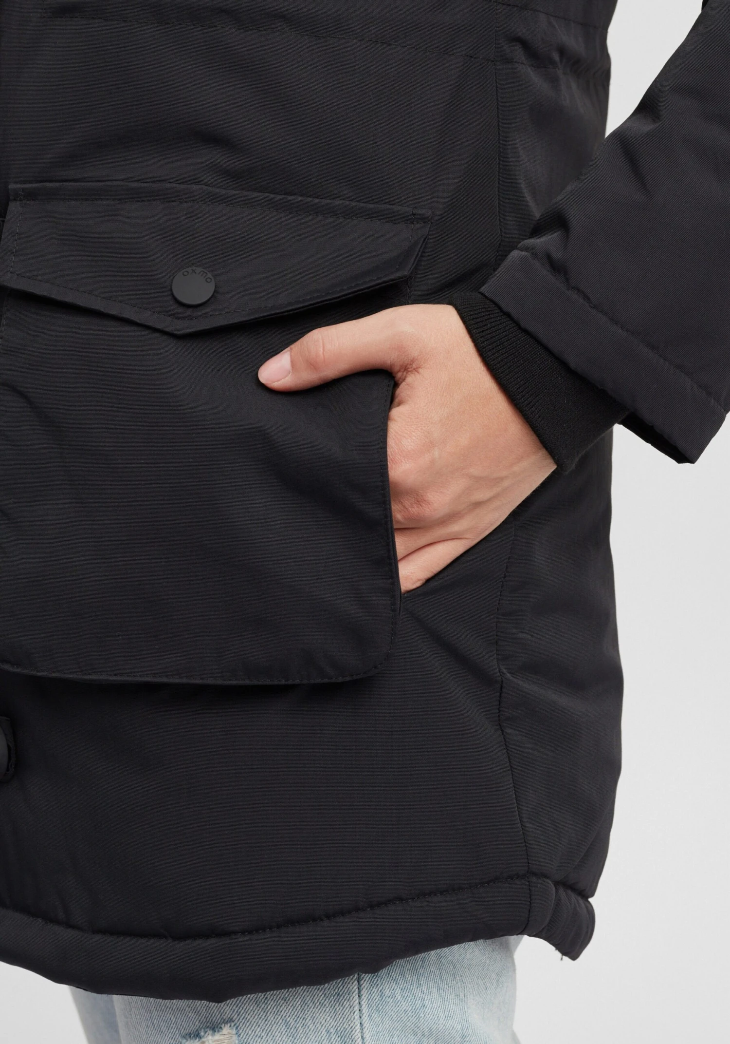 OXMO Parkas Winterparka Acta Dames Zwart - Afbeelding 7