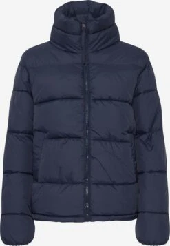 OXMO Winterjassen Winterjas Bodila Dames Blauw