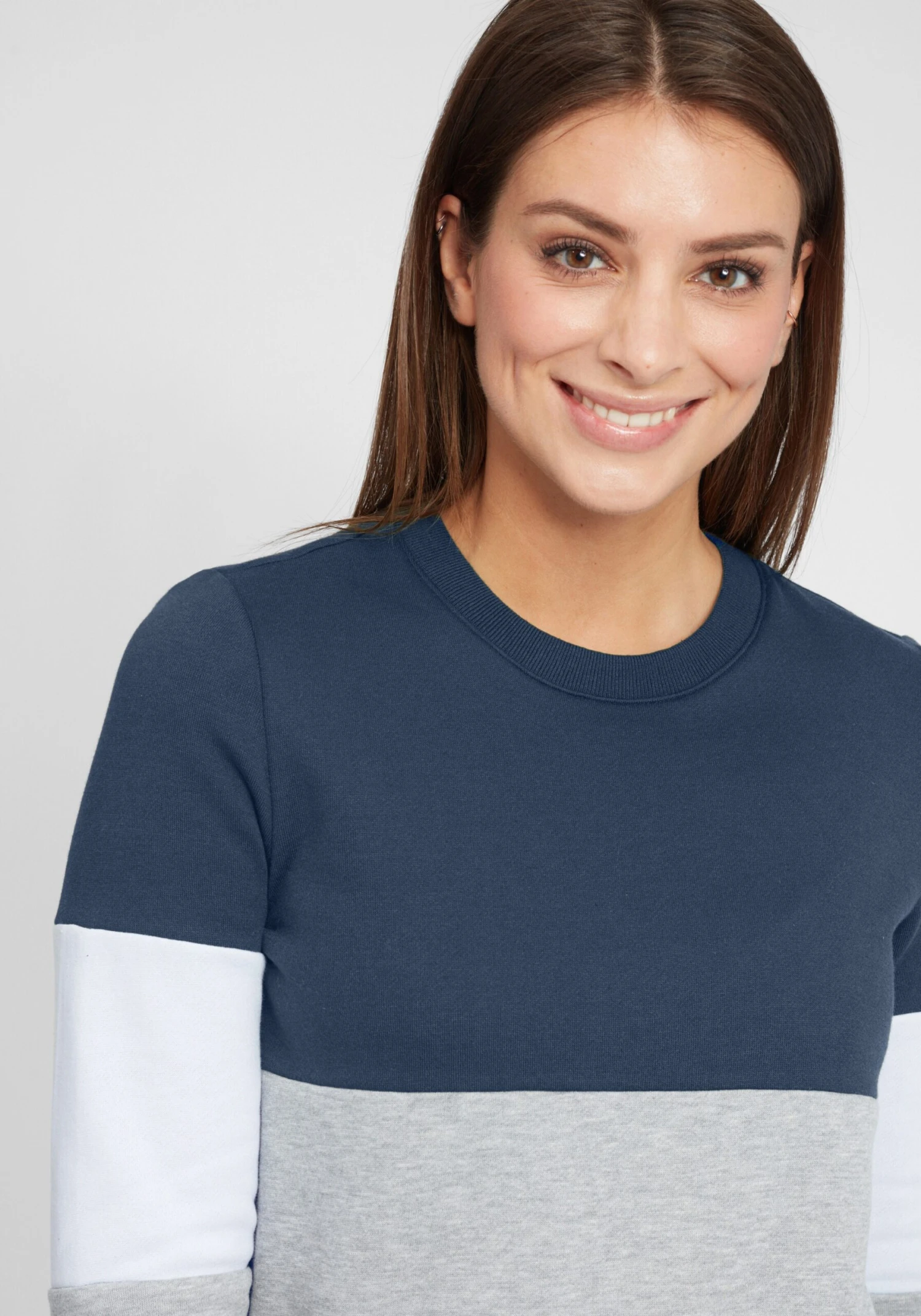 OXMO Sweatshirts Sweatshirt Omaya Dames Blauw - Afbeelding 5