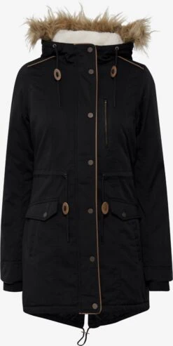 OXMO Parkas Winterparka ANNA Dames Zwart