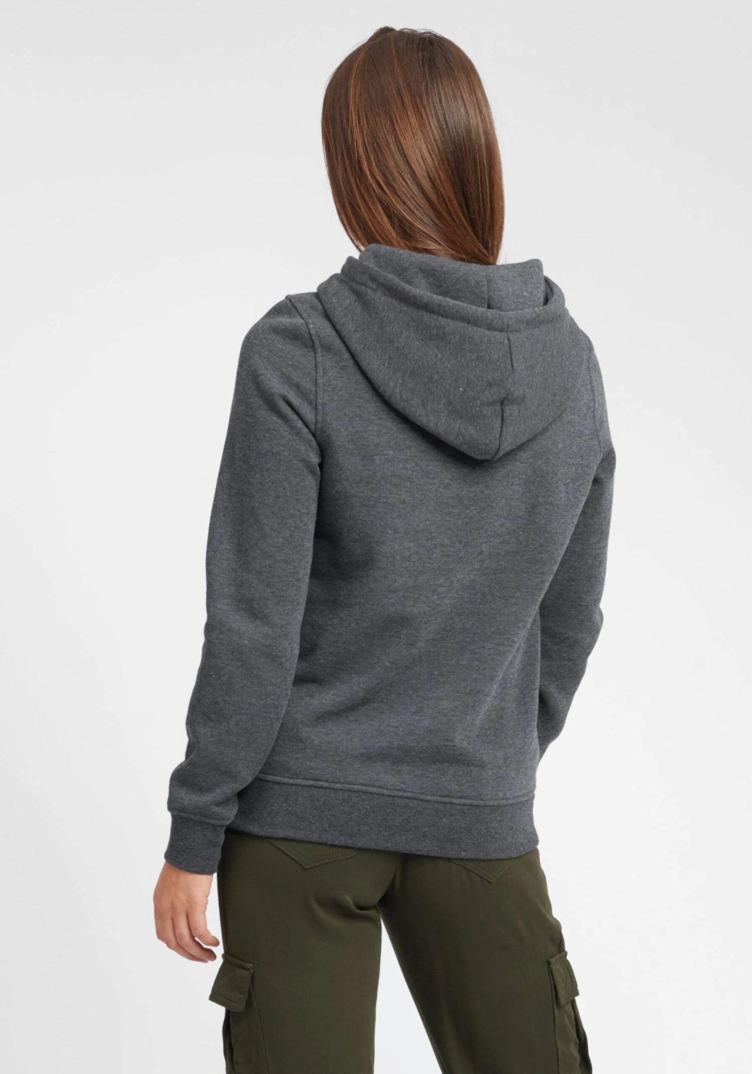 OXMO Hoodies Sweatshirt Owena Dames Grijs - Afbeelding 4