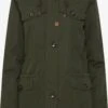 OXMO Parkas Winterparka Tala Dames Groen / Kaki