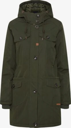 OXMO Parkas Winterparka Tala Dames Groen / Kaki