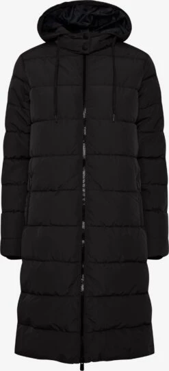 OXMO Wintermantels Wintermantel SOLIANA Dames Zwart