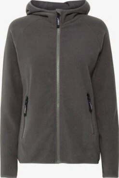 OXMO Outdoor Jassen Fleece Jas FINJA Dames Grijs