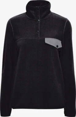 OXMO Outdoor Jassen Fleece Jas Dames Zwart