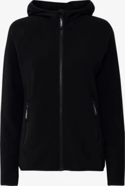 OXMO Outdoor Jassen Fleece Jas FINJA Dames Zwart