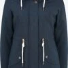 OXMO Parkas Tussenparka Melly Dames Blauw / Marine / Navy / Donkerblauw