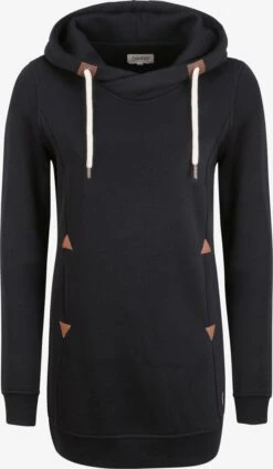 OXMO Hoodies Sweatshirt Vicky Dames Zwart