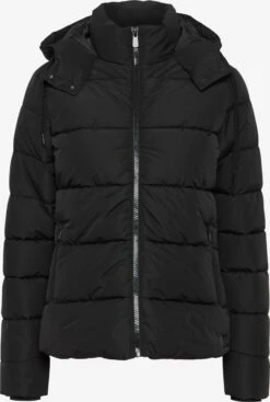 OXMO Winterjassen Winterjas Sofina Dames Zwart
