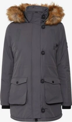 OXMO Parkas Winterparka Acta Dames Grijs